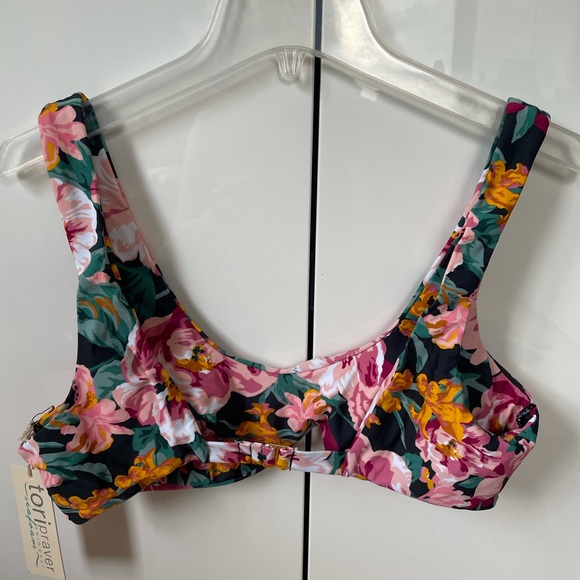 TORI PRAVER Bikini Top Size-Large Vintage Black NWT - Picture 6 of 13